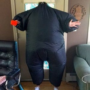 EUC adult Megamorph black blow up costume. Only worn once